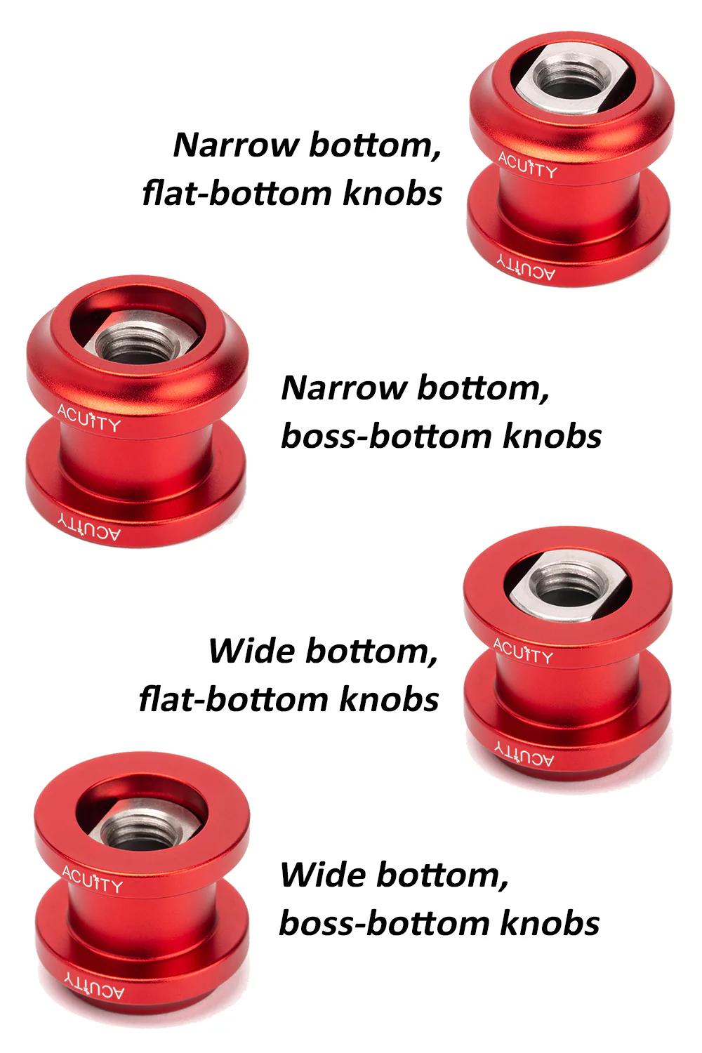 ACUITY Shift Boot Collar Upgrade (Satin Red Aluminum Finish) - Image 24