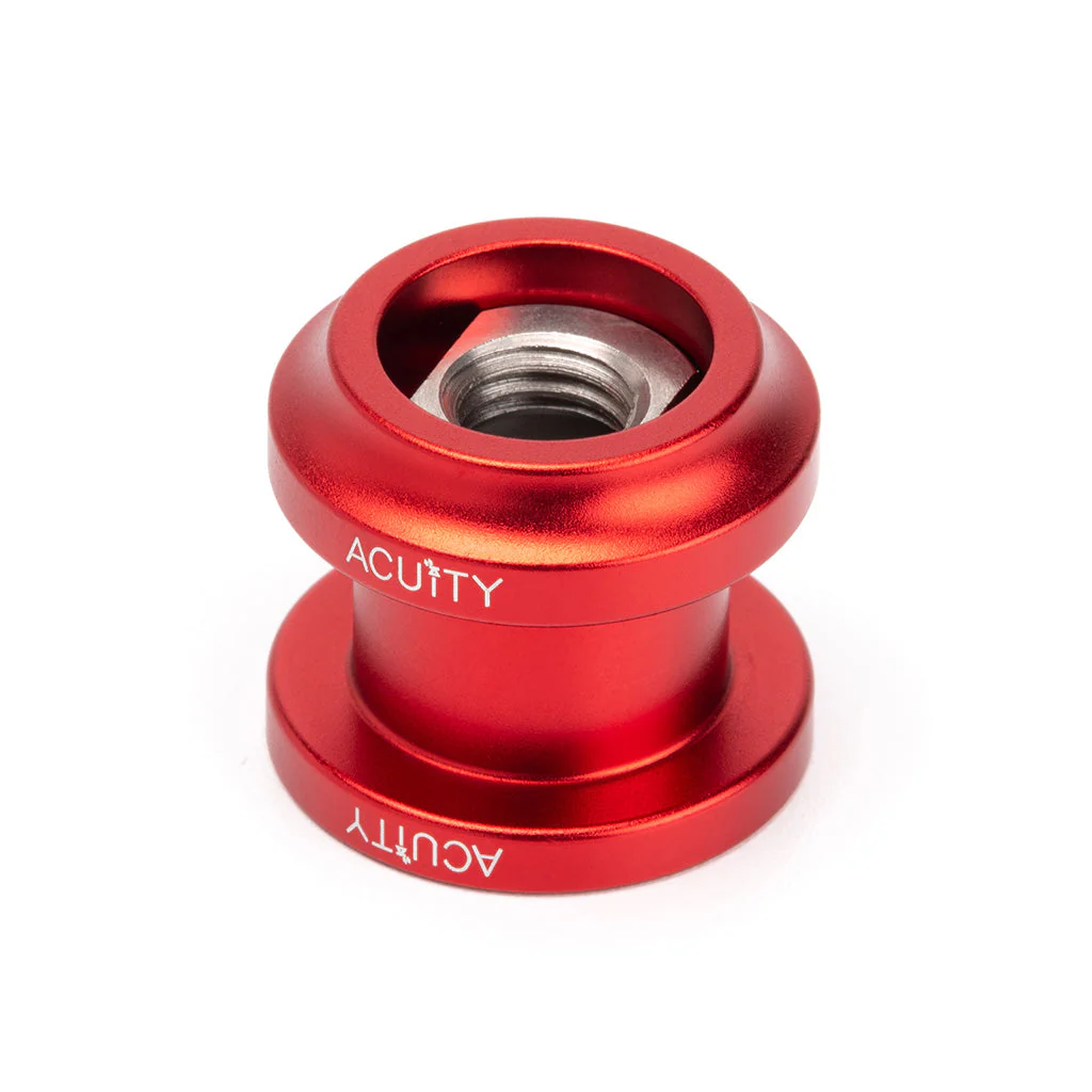 ACUITY Shift Boot Collar Upgrade (Satin Red Aluminum Finish) - Image 5
