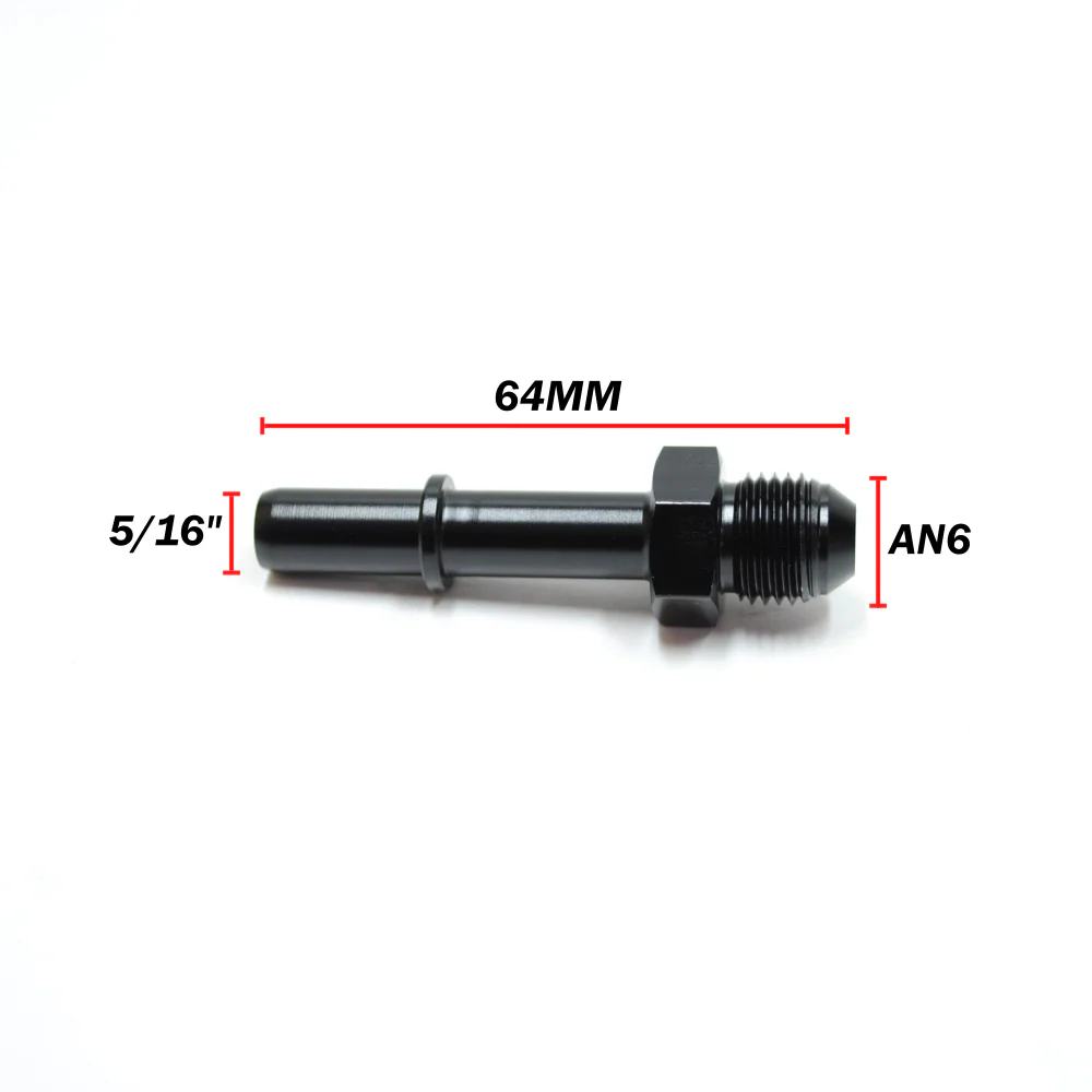 AN -6 AN6 QUICK CONNECT 3/8" INCH MALE FUEL SYSTEM LINE RAIL FITTING ADAPTER - Image 5