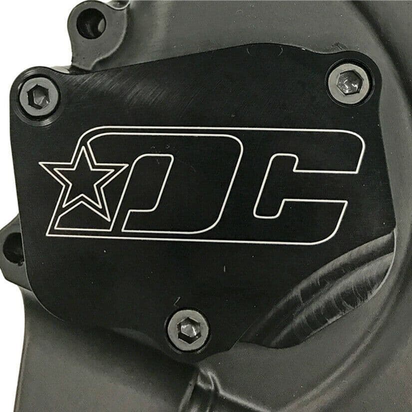 DRAG CARTEL 8620 BILLET TENSIONER COVER BLACK ANODIZED HONDA K-SERIES K20 K24 - Image 2