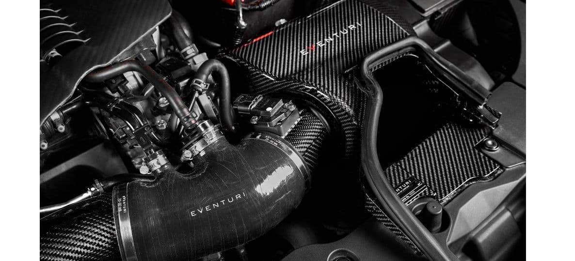 EVENTURI BLACK CARBON FIBRE INTAKE AIRBOX HONDA CIVIC TYPE R FK8 17-21 - Image 3