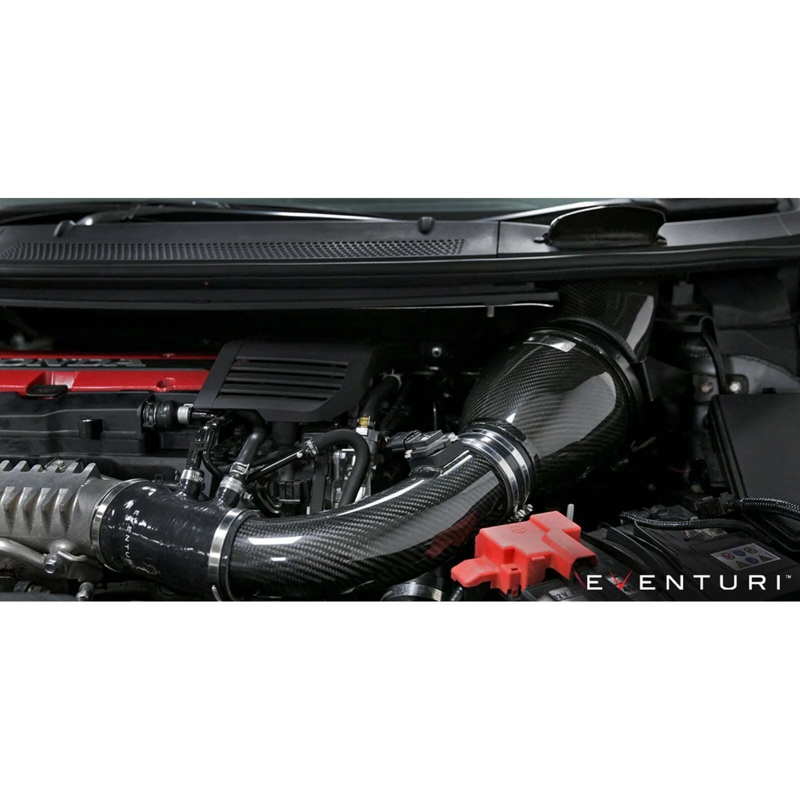 EVENTURI V2 FK2 CIVIC TYPE R RHD BLACK CARBON INTAKE WITH UPGRADED CARBONTUBE - Image 3