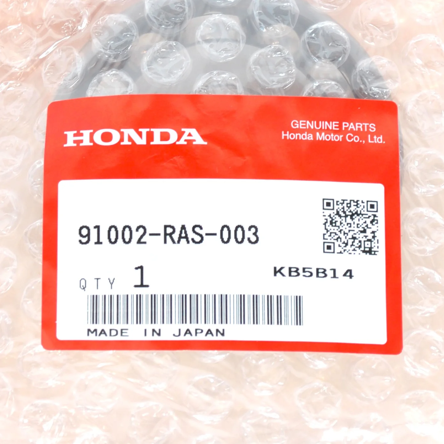 GENUINE HONDA MAIN / INPUT SHAFT UPPER BEARING K-SERIES 91002-RAS-003 - Image 2