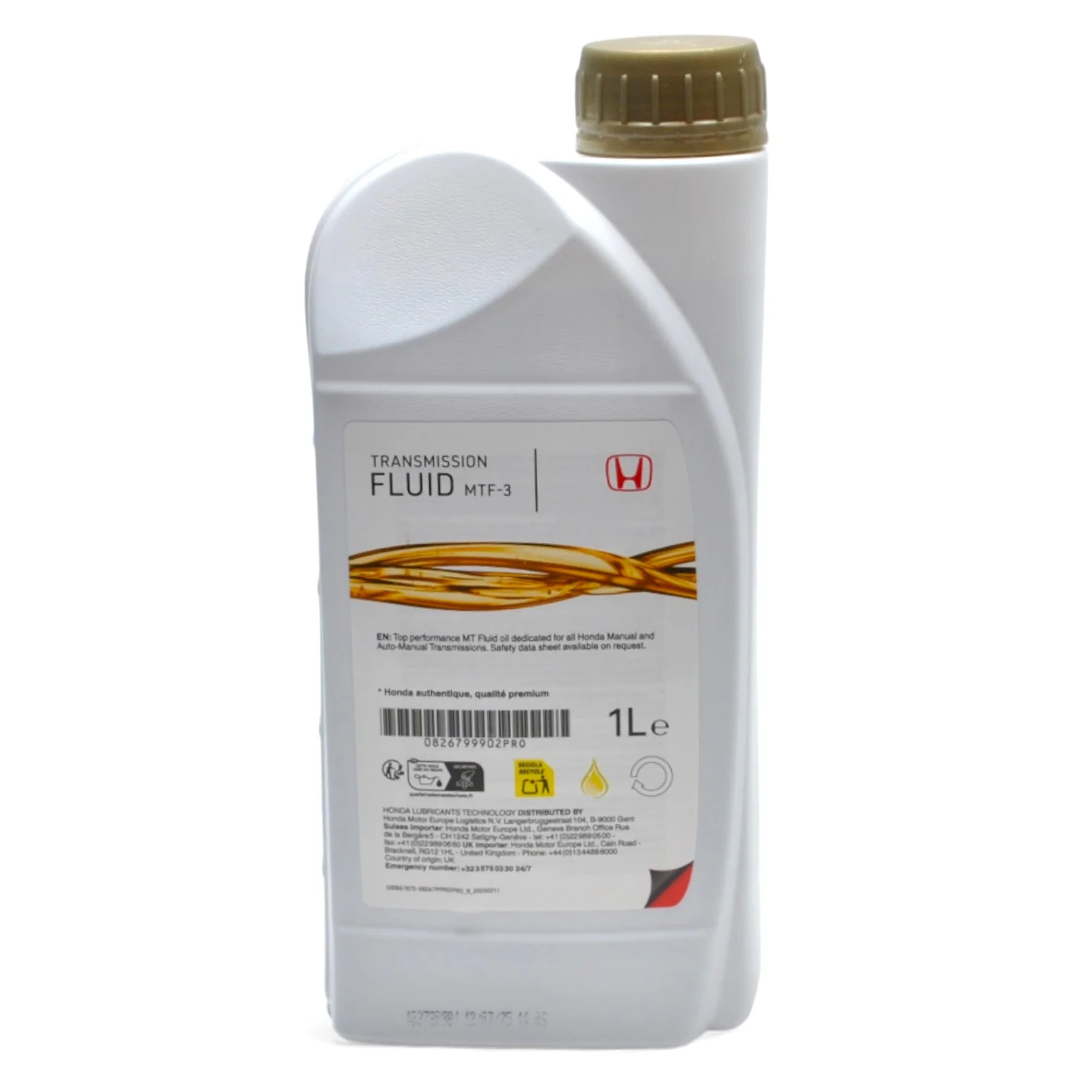 GENUINE HONDA MTF GEARBOX OIL 2L - 08267-99901HE - Image 3