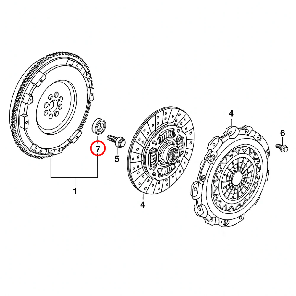 GENUINE HONDA FLYWHEEL PILOT BEARING CIVIC INTEGRA B16 B18 B-SERIES - Image 6