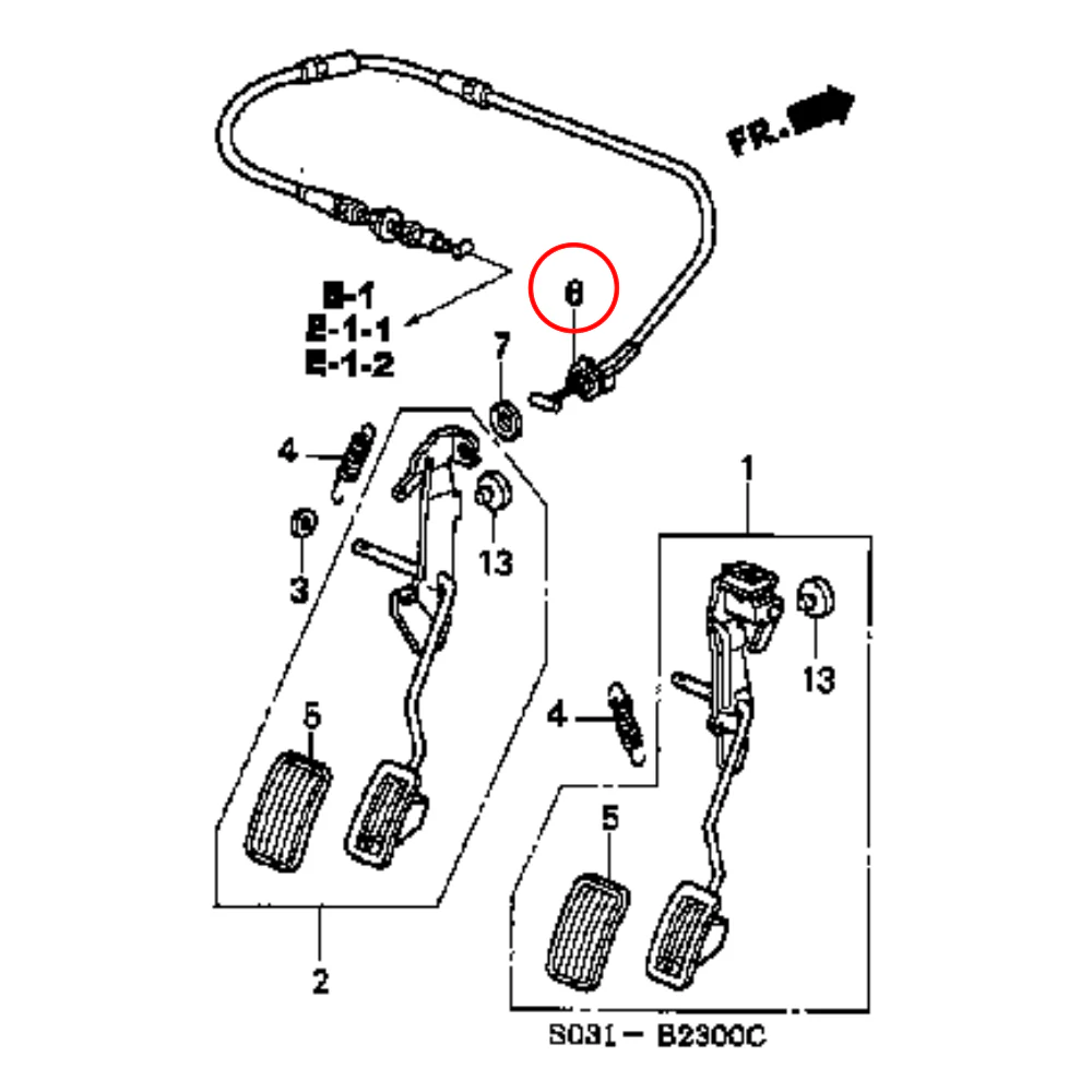 GENUINE HONDA THROTTLE CABLE CIVIC EK4 EK9 TYPE R B16A2 B16B - 17910-S03-Z02 - Image 10