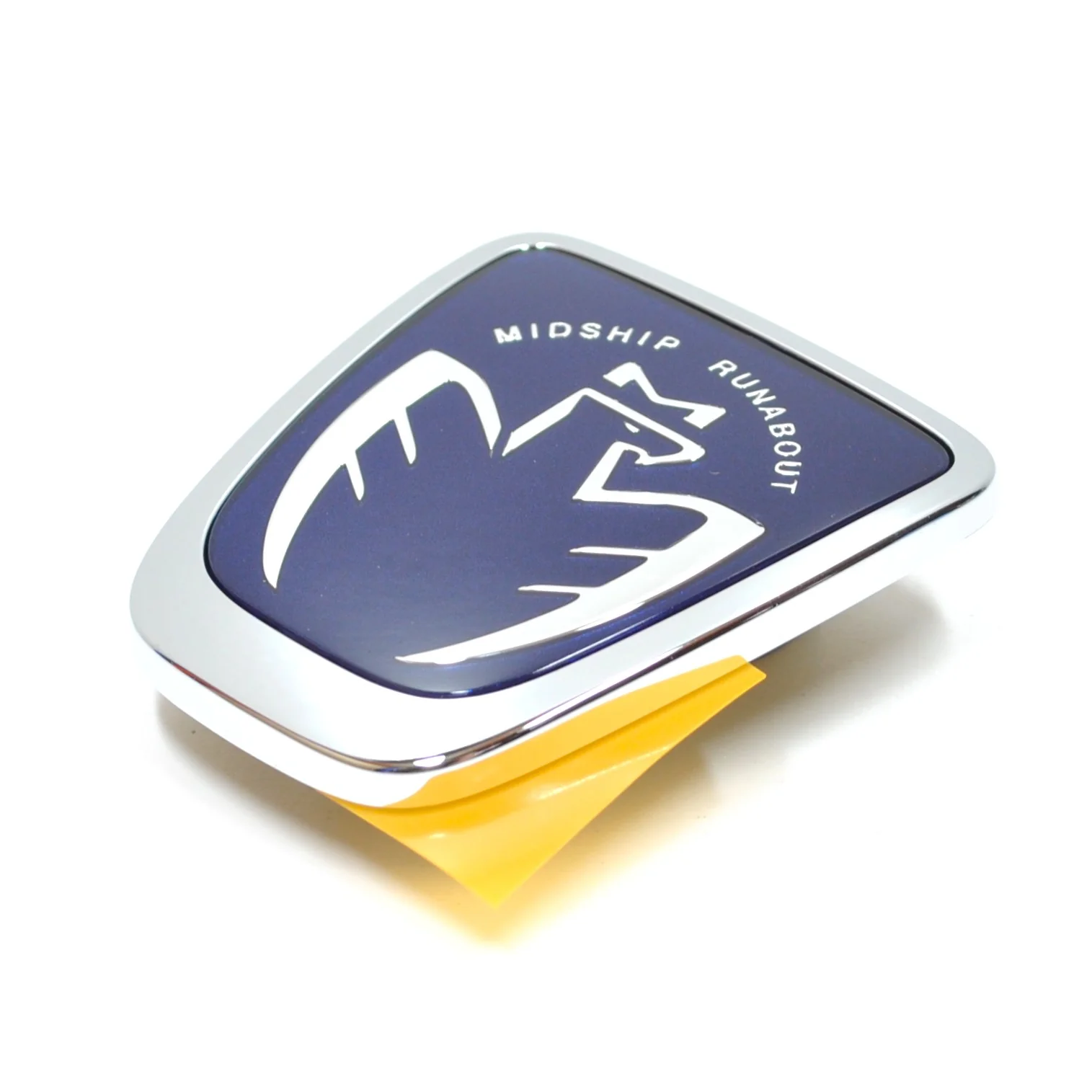 GENUINE TOYOTA MIDSHIP RUNABOUT FRONT BADGE EMBLEM BLUE - MR2 ZZW30 ROADSTER MR-S - Image 3