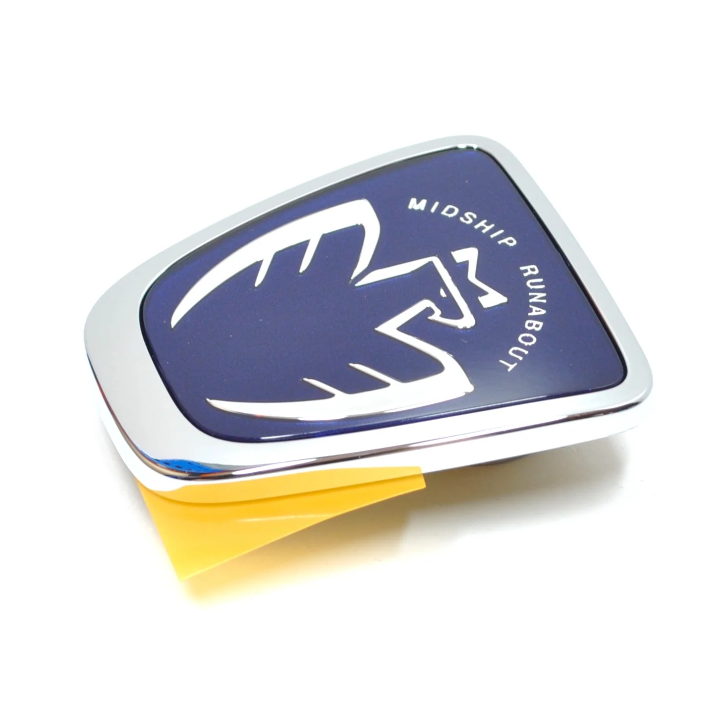 GENUINE TOYOTA MIDSHIP RUNABOUT FRONT BADGE EMBLEM BLUE - MR2 ZZW30 ROADSTER MR-S - Image 4