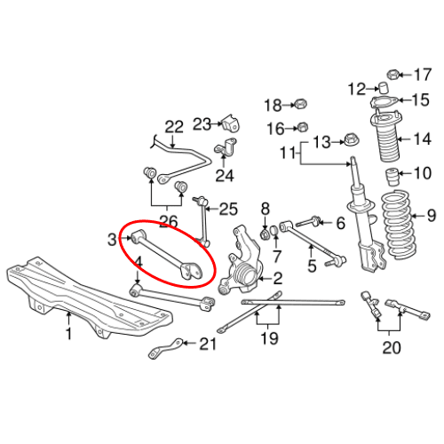 HARDRACE REAR ADJ LOWER ARMS SPHERICAL BUSHES FOR TOYOTA MR2 ROADSTER MK3 ZZW30 - Image 2