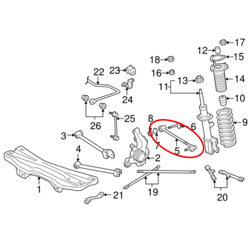 HARDRACE REAR LOWER TOE ARMS SPHERICAL BUSHES FOR TOYOTA MR2 ROADSTER MK3 ZZW30 - Image 2