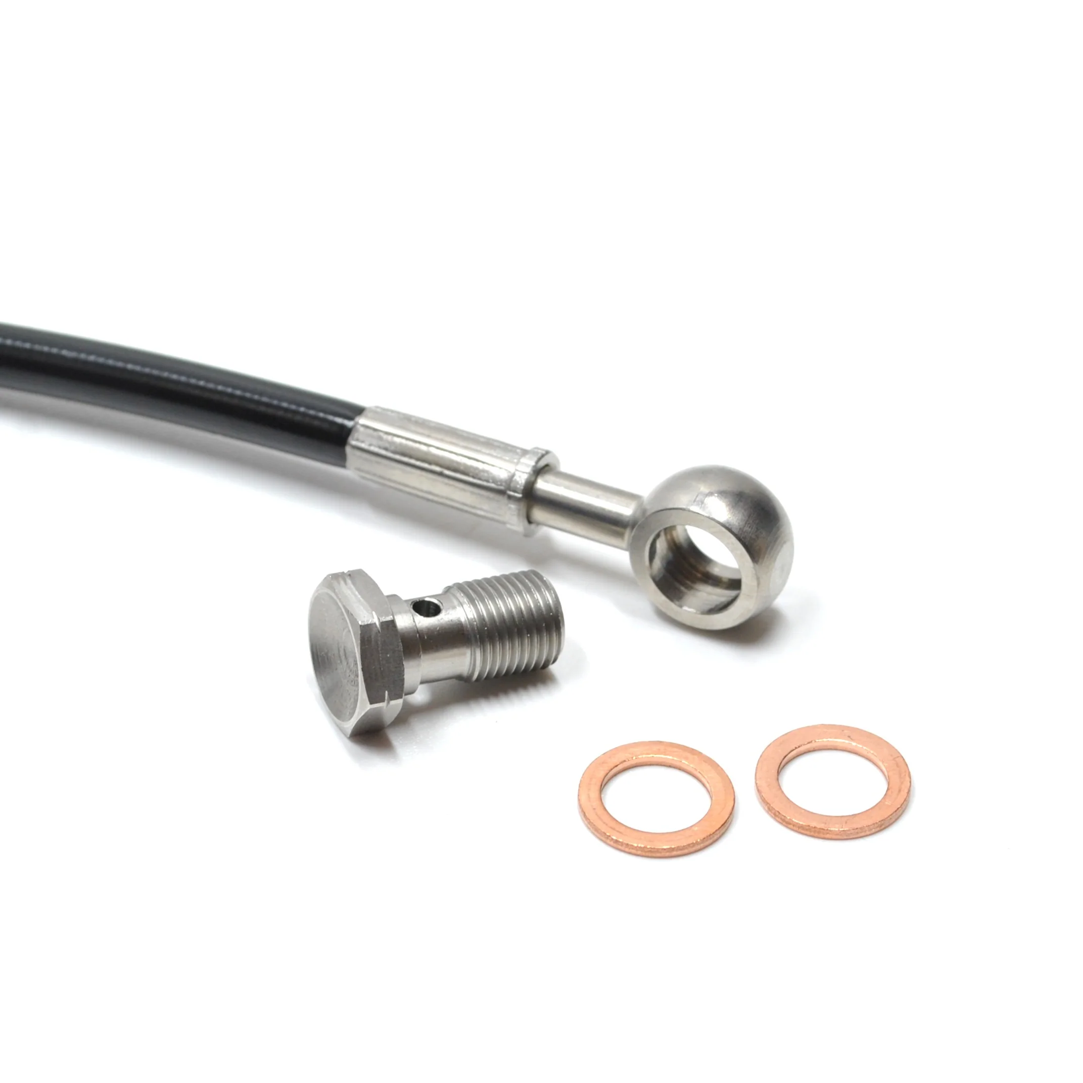 HEL BRAIDED CLUTCH LINE HOSE NISSAN PULSAR 2.0 GTI-R RHD [FLEXI REPLACMENT] - Image 8