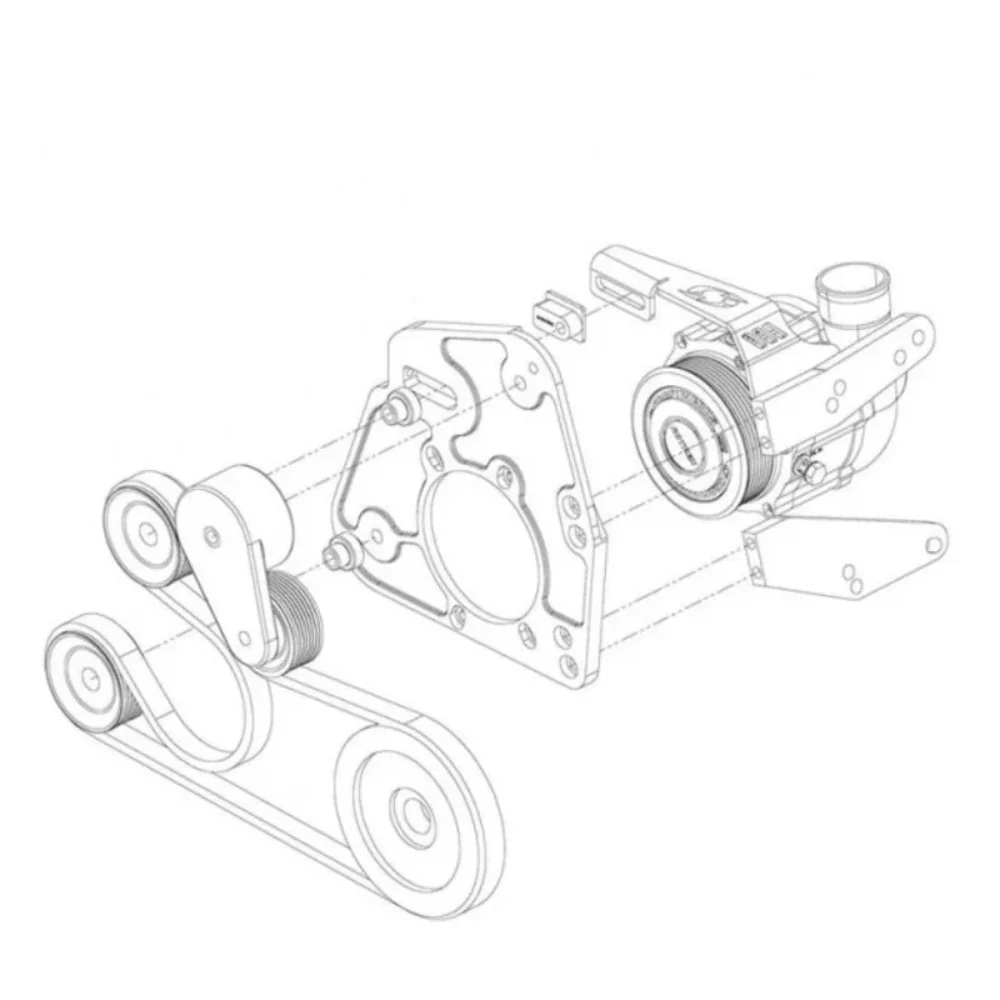 Kraftwerks Supercharger DIY Kit Rotrex C30-94 Honda D-Series - Image 4