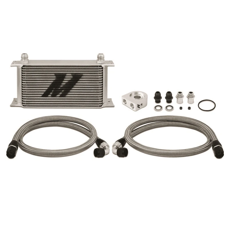MISHIMOTO UNIVERSAL 19 ROW OIL COOLER KIT, BLACK - Image 2