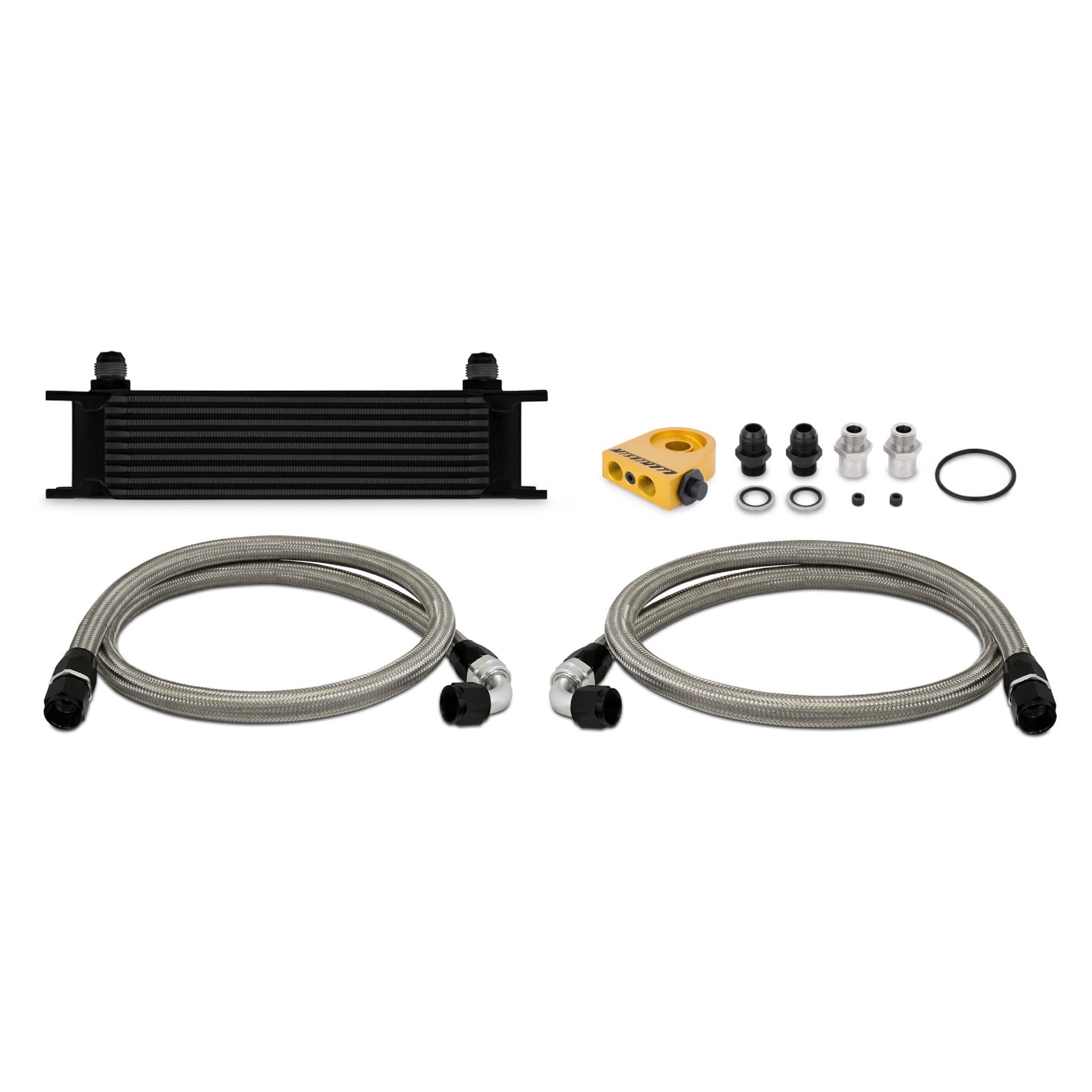 MISHIMOTO UNIVERSAL THERMOSTATIC 10 ROW OIL COOLER KIT - Image 2