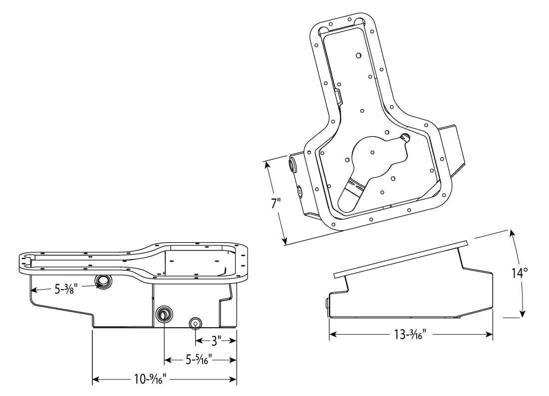 MOROSO OIL SUMP PAN ROAD RACE BAFFLED TOYOTA 1ZZ 2ZZ - Image 3