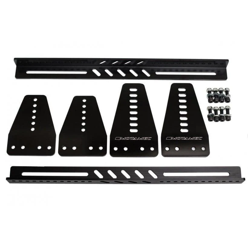 MOTAMEC ALLOY SIDE SEAT MOUNTS 6 PIECE MOUNTING BRACKETS - UNIVERSAL SPARCO OMP - Image 3