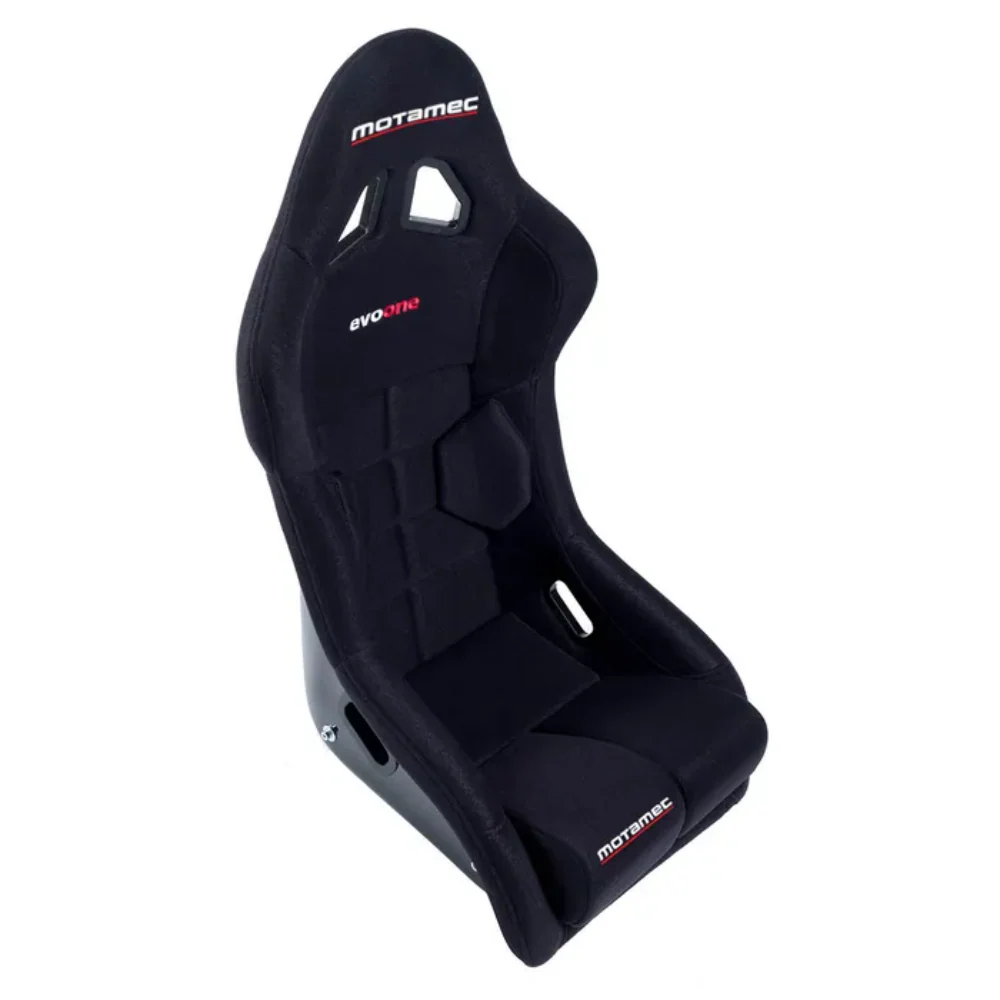 MOTAMEC RACING EVO-ONE FIA APPROVED RACE SEAT FIBERGLASS SHELL SIDE MOUNT BLACK - Image 3