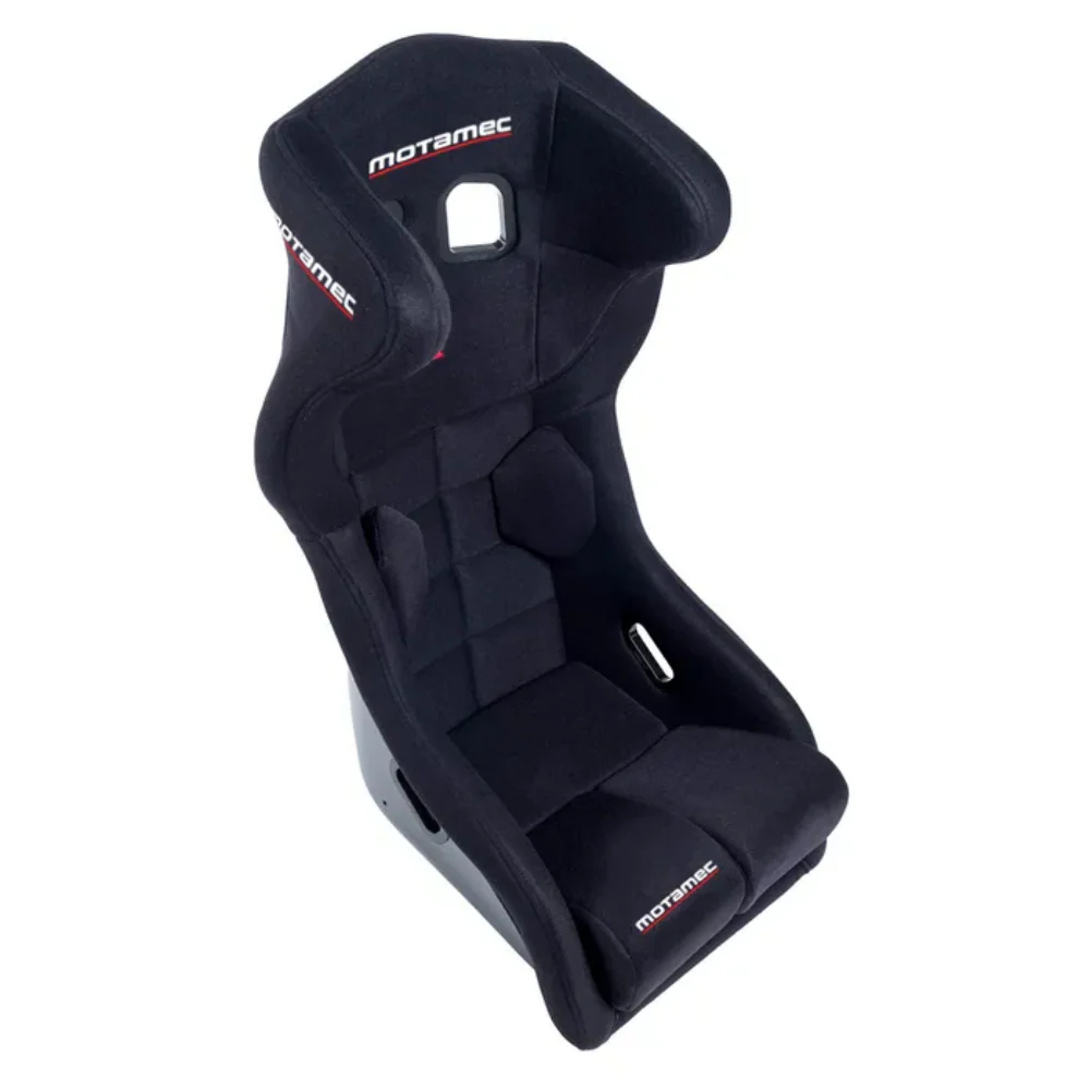 MOTAMEC RACING GP1 FIA APPROVED RACE SEAT GRP SHELL SIDE MOUNT BLACK HANS - Image 3