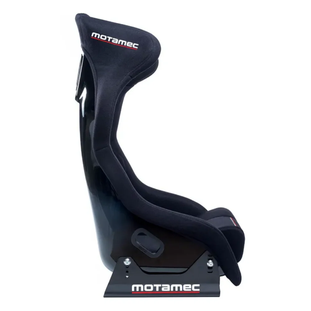 MOTAMEC RACING GP1 FIA APPROVED RACE SEAT GRP SHELL SIDE MOUNT BLACK HANS - Image 6