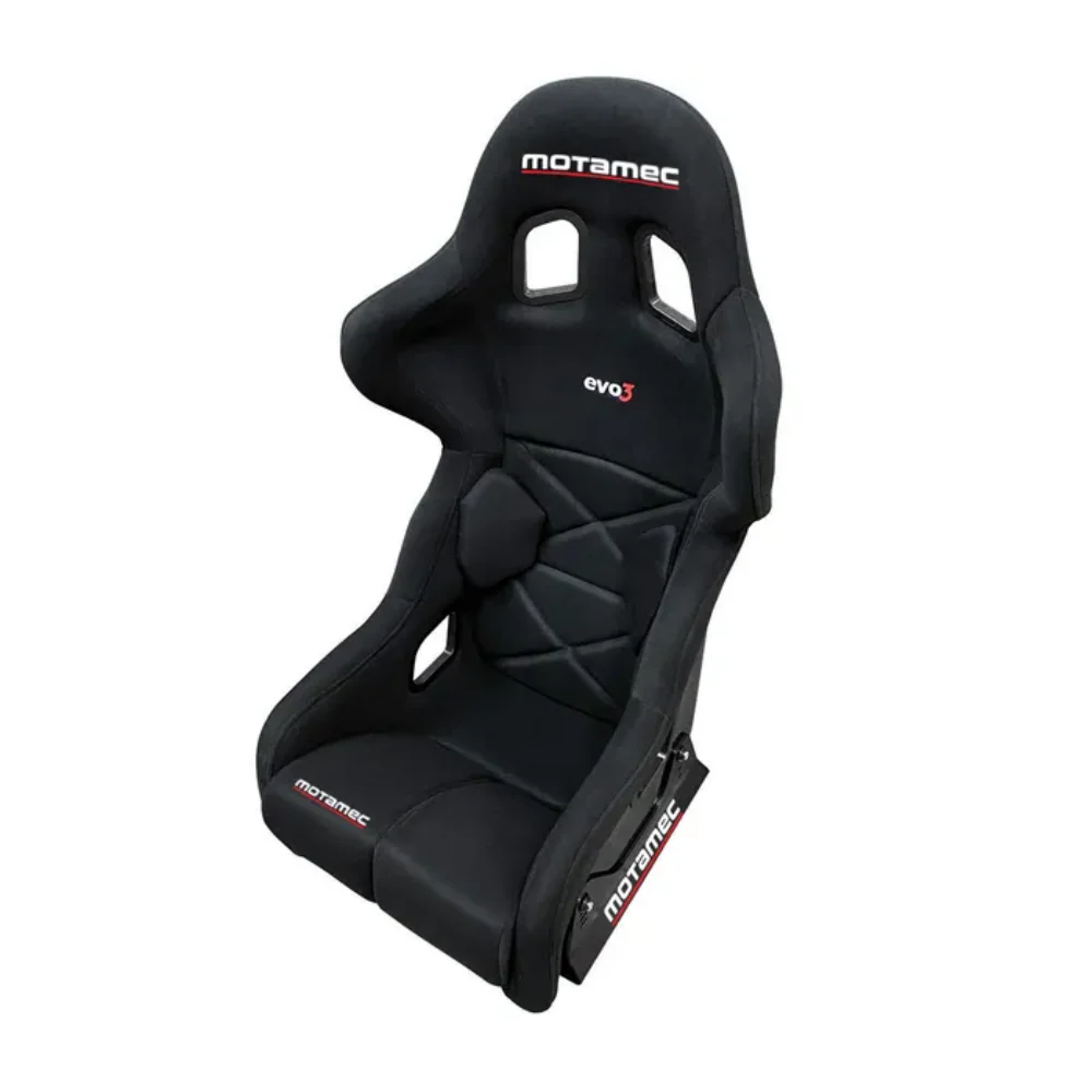 MOTAMEC RACING GP3 FIA APPROVED RACE SEAT GRP SHELL SIDE MOUNT BLACK HANS - Image 2
