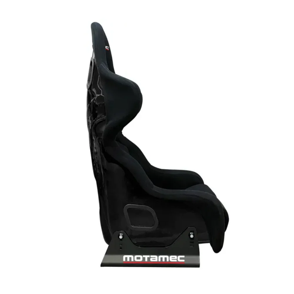 MOTAMEC RACING GP3 FIA APPROVED RACE SEAT GRP SHELL SIDE MOUNT BLACK HANS - Image 4