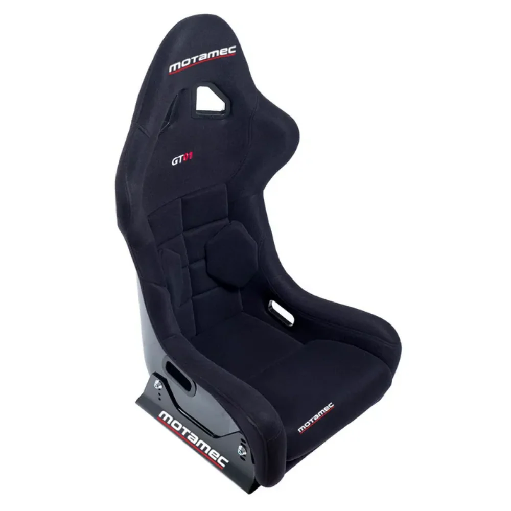 MOTAMEC RACING GT01 RACE SEAT FIBERGLASS SHELL SIDE MOUNT BLACK - NON FIA - Image 3