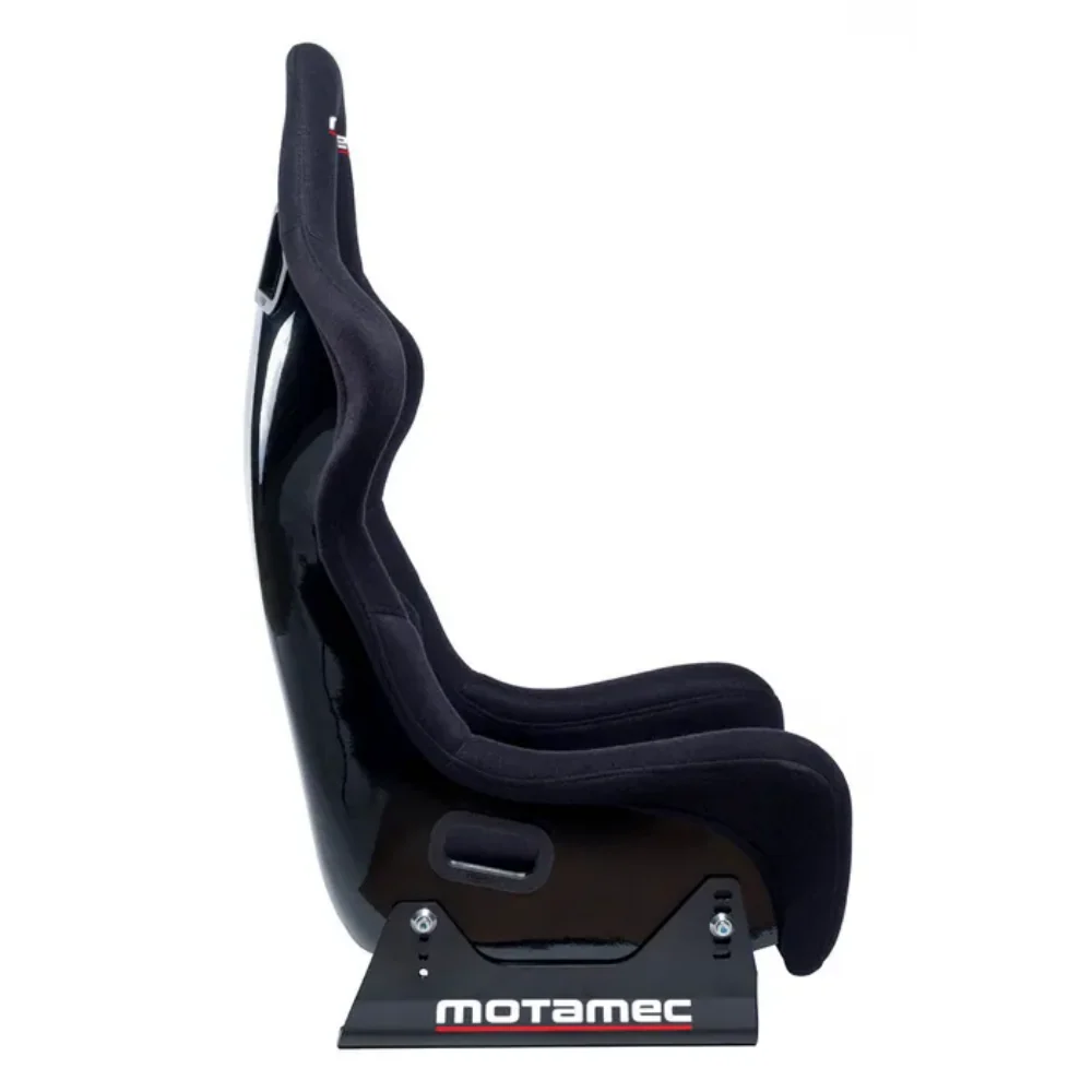 MOTAMEC RACING GT01 RACE SEAT FIBERGLASS SHELL SIDE MOUNT BLACK - NON FIA - Image 4