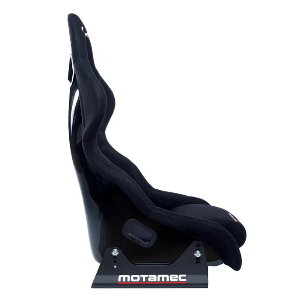 MOTAMEC RACING GT02 RACE SEAT FIBERGLASS SHELL SIDE MOUNT BLACK - NON FIA - Image 3