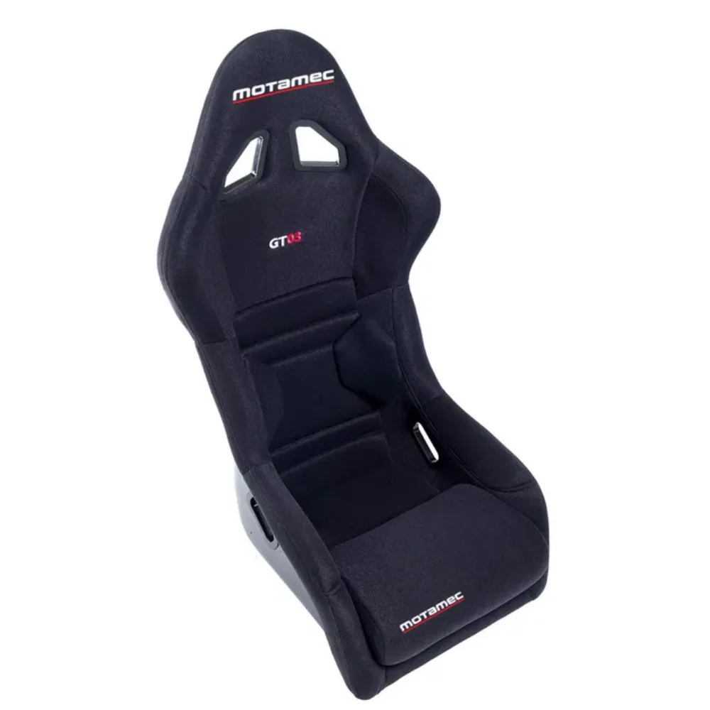 MOTAMEC RACING GT03 RACE SEAT FIBERGLASS SHELL SIDE MOUNT BLACK - NON FIA - Image 3