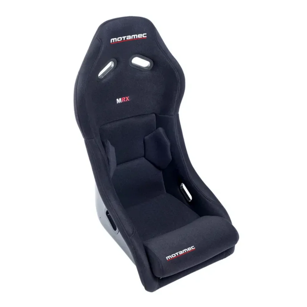 MOTAMEC RACING MRX RACE SEAT FIBERGLASS SHELL SIDE MOUNT BLACK - MR2 MX5 - Image 3
