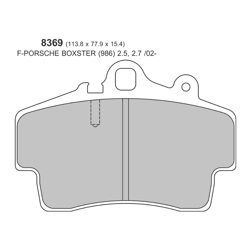 PBS PRORACE FRONT BRAKE PADS | PORSCHE BOXSTER 986 2.5 / 2.7 CALIPER CONVERSION - Image 6