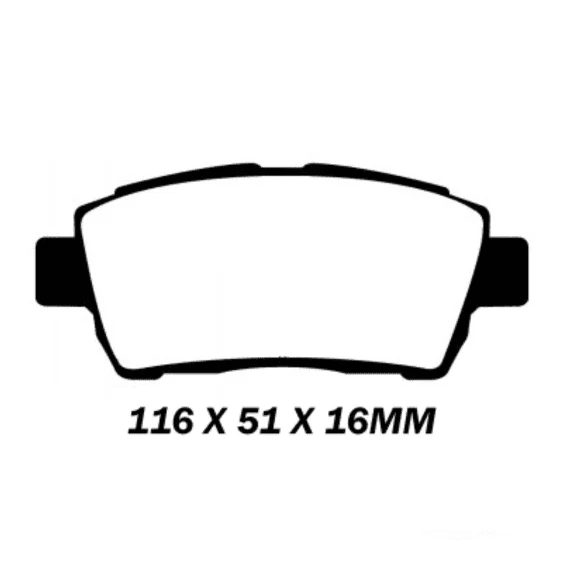 PBS PROTRACK FRONT BRAKE PADS FOR TOYOTA MR2 MK3 ROADSTER ZZW30 - Image 6