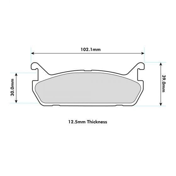 PBS PROTRACK REAR BRAKE PADS FOR MAZDA MX5 (MK1) (NA) 1.6 89-98 - Image 6