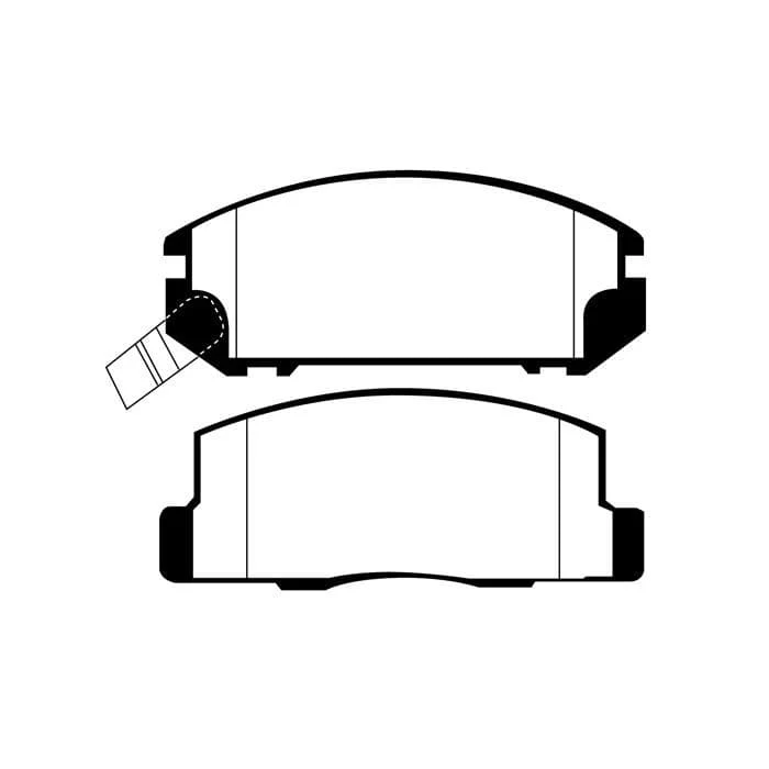PBS PROTRACK REAR BRAKE PADS SET | FOR TOYOTA MR2 MK2 SW20 REV 1-5 1989-1999 - Image 6
