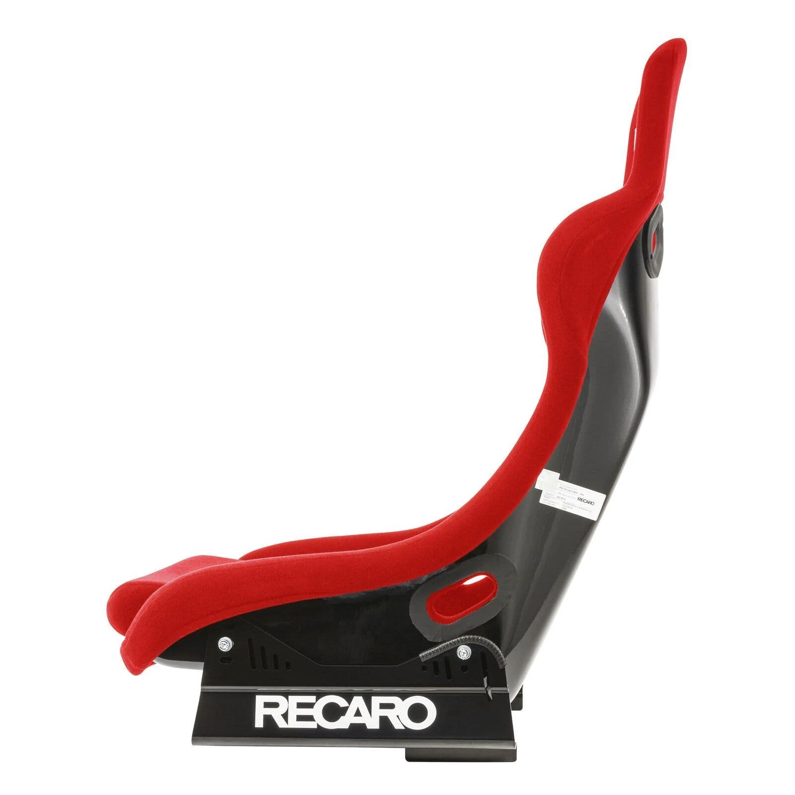 RECARO POLE POSITION RACE BUCKET SEAT (PERLON VELOUR RED) - Image 2