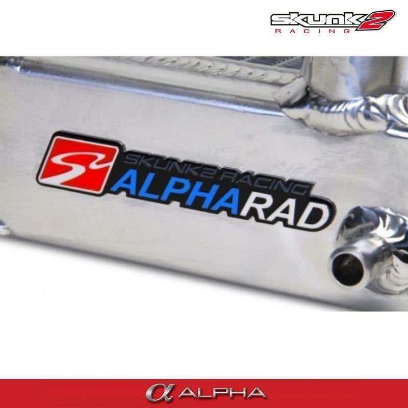SKUNK2 ALPHA SERIES HALF RADIATOR 88-91 HONDA CIVIC EF CRX - Image 3