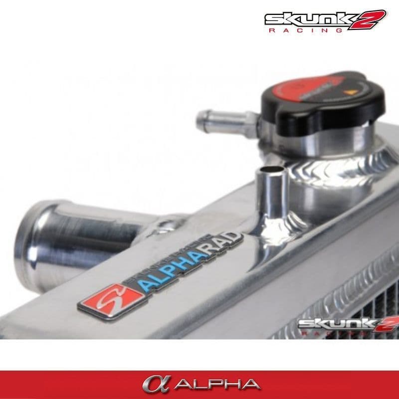 SKUNK2 ALPHA SERIES HALF RADIATOR 88-91 HONDA CIVIC EF CRX - Image 4
