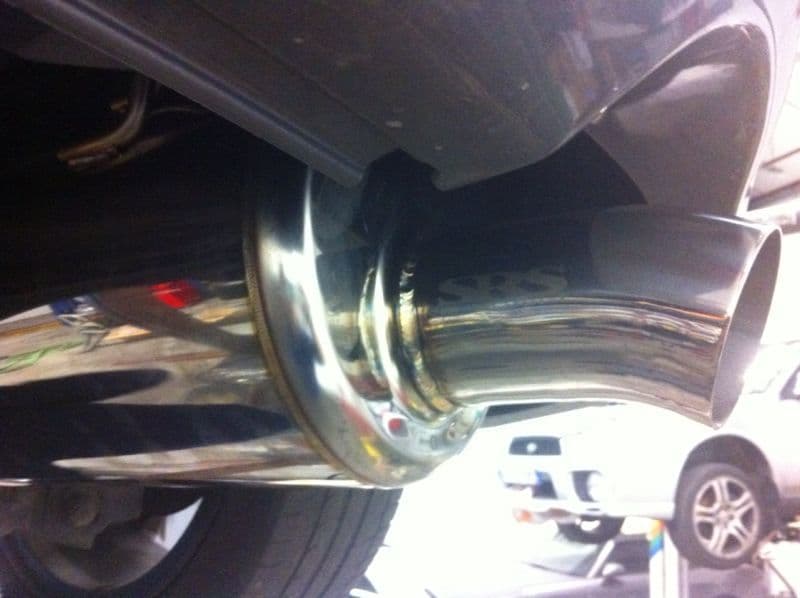 SRS EXHAUST SYSTEMS R70 CATBACK SYSTEM DOLPHIN TÜV (HONDA CIVIC EP3 TYPE R) - Image 5