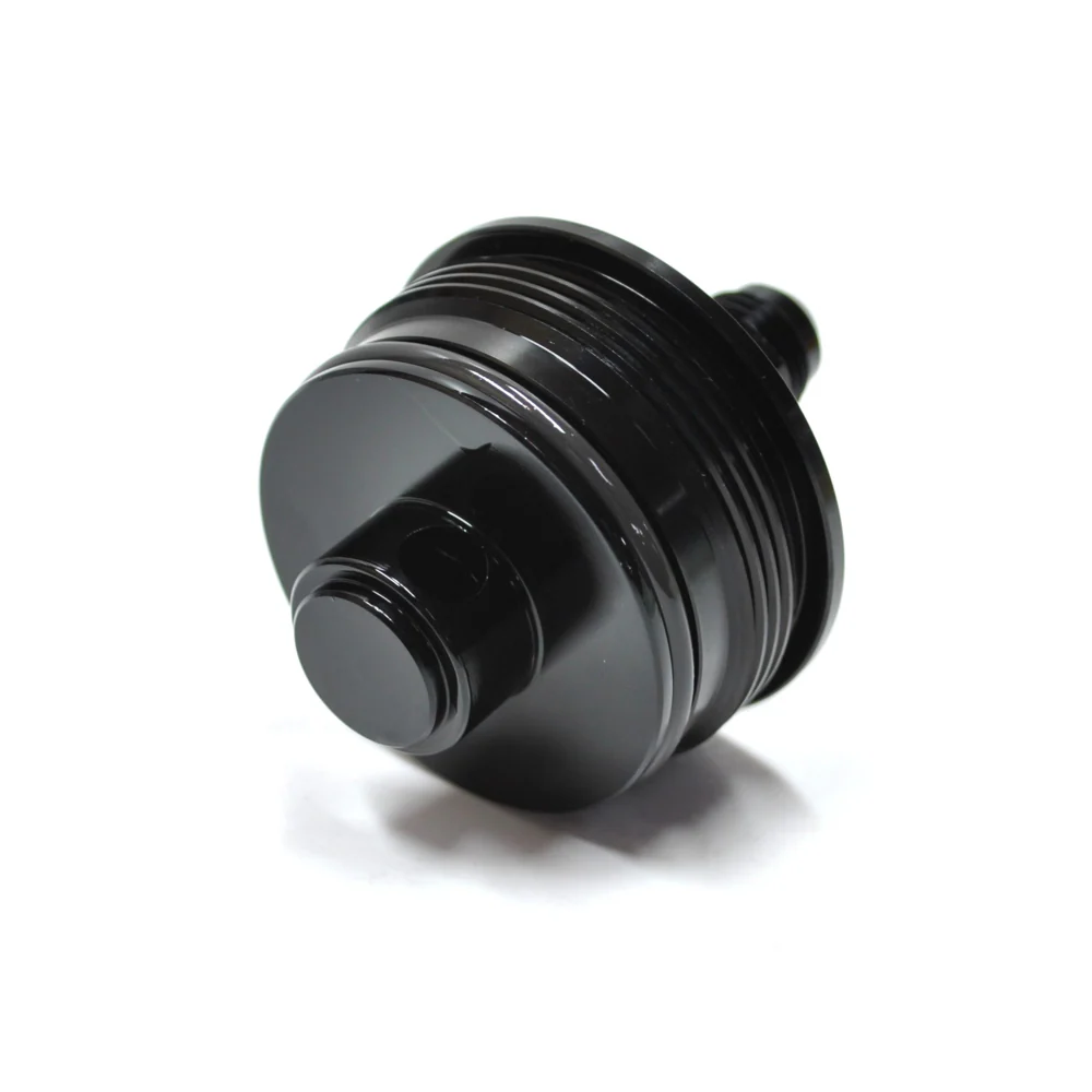 SYTEC MOTORSPORT IN-LINE 'BULLET' FUEL FILTER WITH AN6 -6 FITTINGS [BLACK] - Image 7