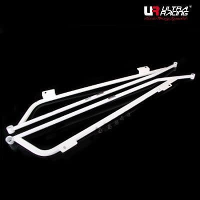 ULTRA RACING 2X 4-POINT SIDE/FLOOR BARS HONDA S2000 AP1/2 - Image 2