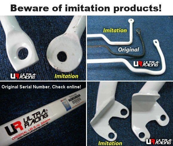 ULTRA RACING 4-POINT REAR LOWER BRACE 1568 HONDA CRZ 10+ - Image 5
