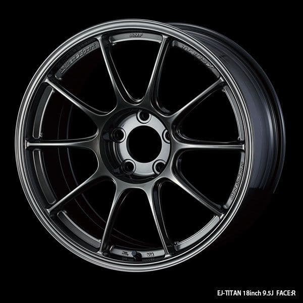WEDSSPORT TC-105X ALLOY WHEEL 18X10J 5X114.3 ET35 TITANIUM - Image 3