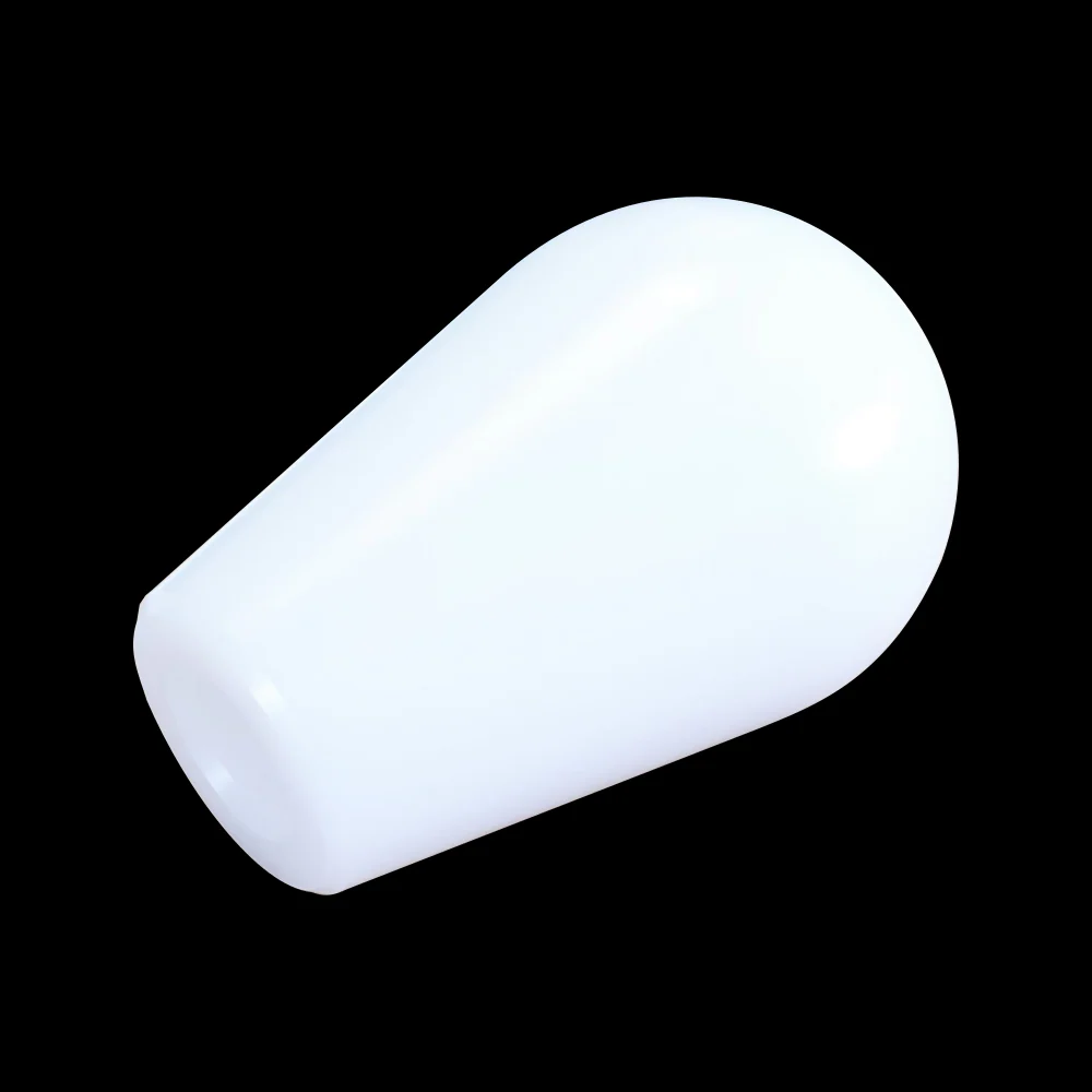 DELRIN WHITE GEAR SHIFT KNOB UNIVERSAL [SELECT THREAD SIZE] - Image 2